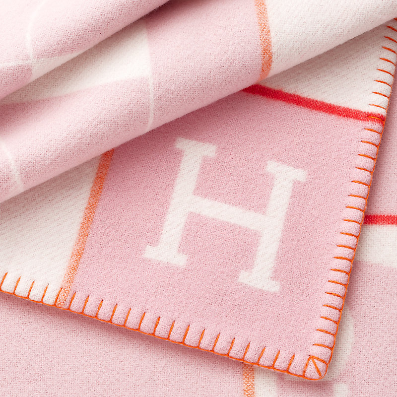 Animaux Blocks blanket - Grey | Hermès Mainland China